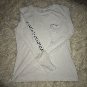 White vineyard vines long sleeve